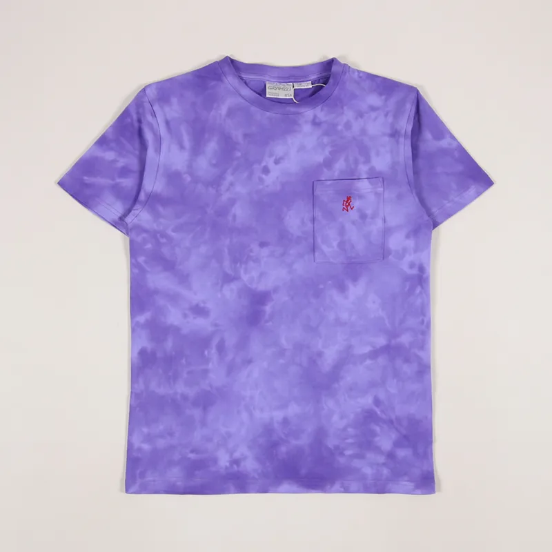 Gramicci One Point T Shirt Tie Dye Purple