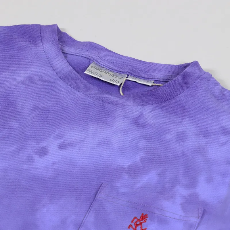 Gramicci One Point T Shirt Tie Dye Purple-3