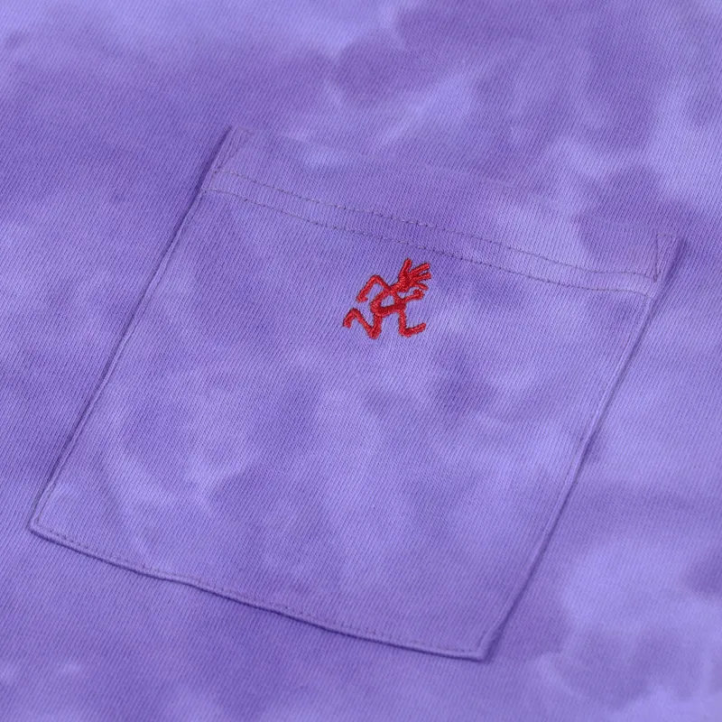 Gramicci One Point T Shirt Tie Dye Purple-2