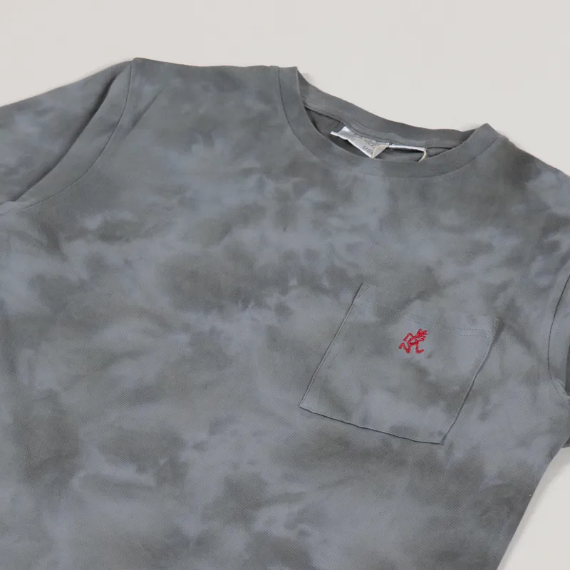 Gramicci One Point T Shirt Tie Dye Grey-1