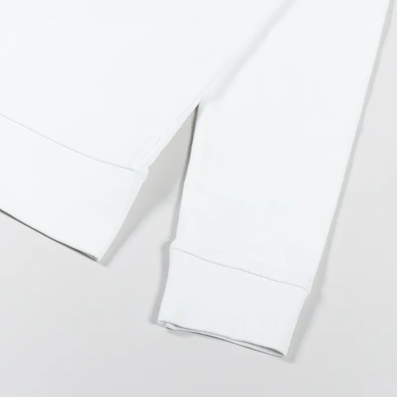 Edmmond Studios Optimus Sweatshirt Plain White-4