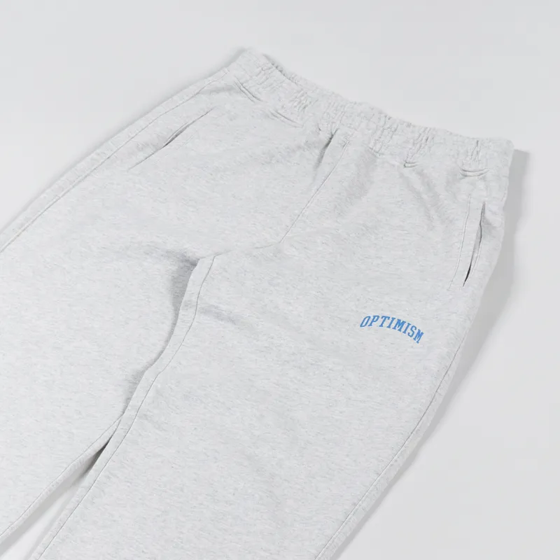 Edmmond Studios Optimism Pants Plain Grey Melange-5