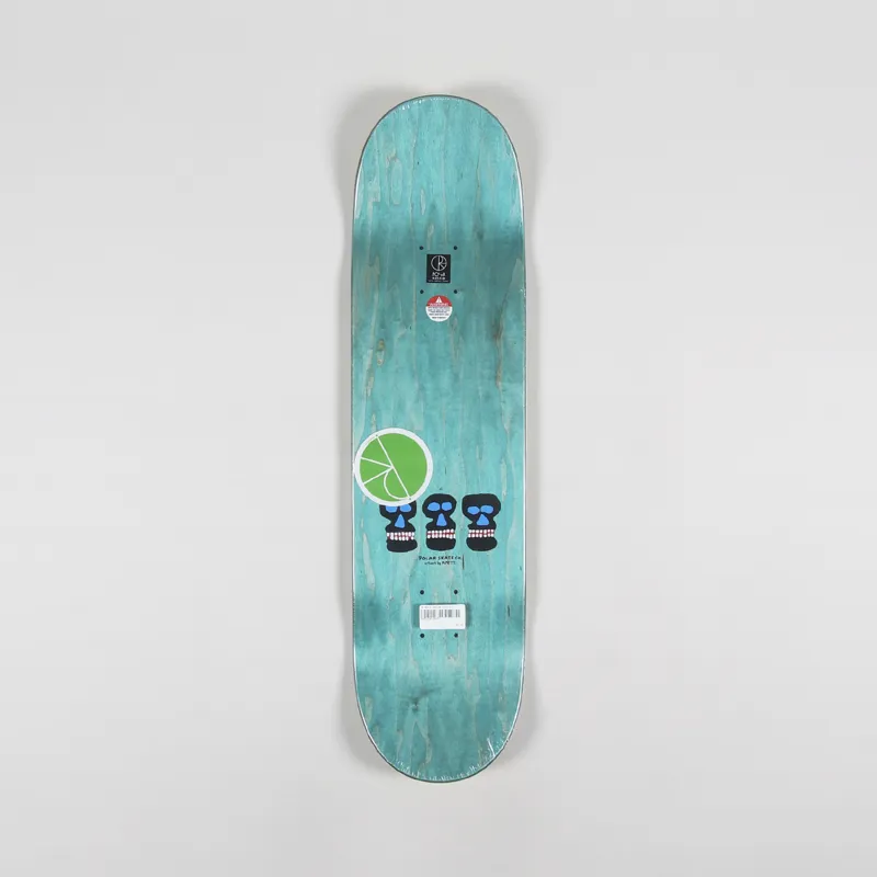 Polar Skate Co. Oskar Rozenberg World Domination Deck Yellow 8.375 Inch-1