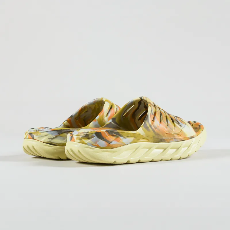 HOKA Ora Recovery Slide Swirl-1