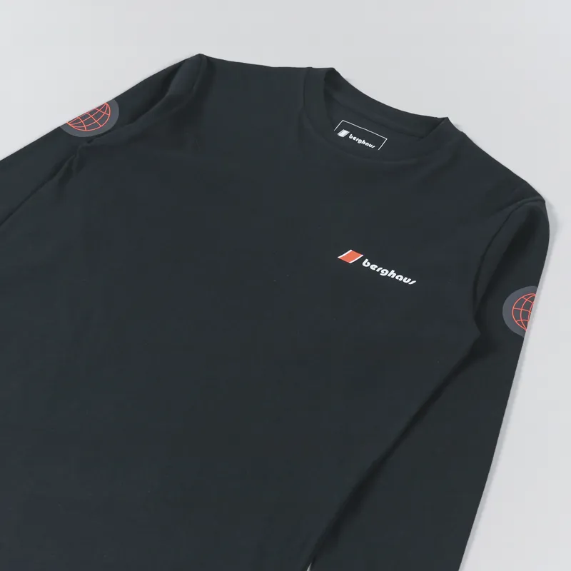 House of the hill 長袖Tシャツ 90cm Org3PeaksLs1Blk.jpg