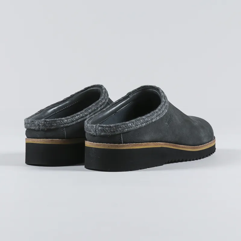 Simple Original Clog Suede Charcoal-3