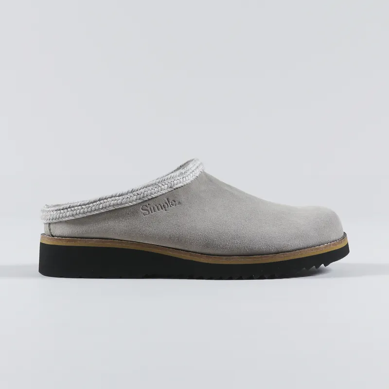 Simple Original Clog Suede Stone-4