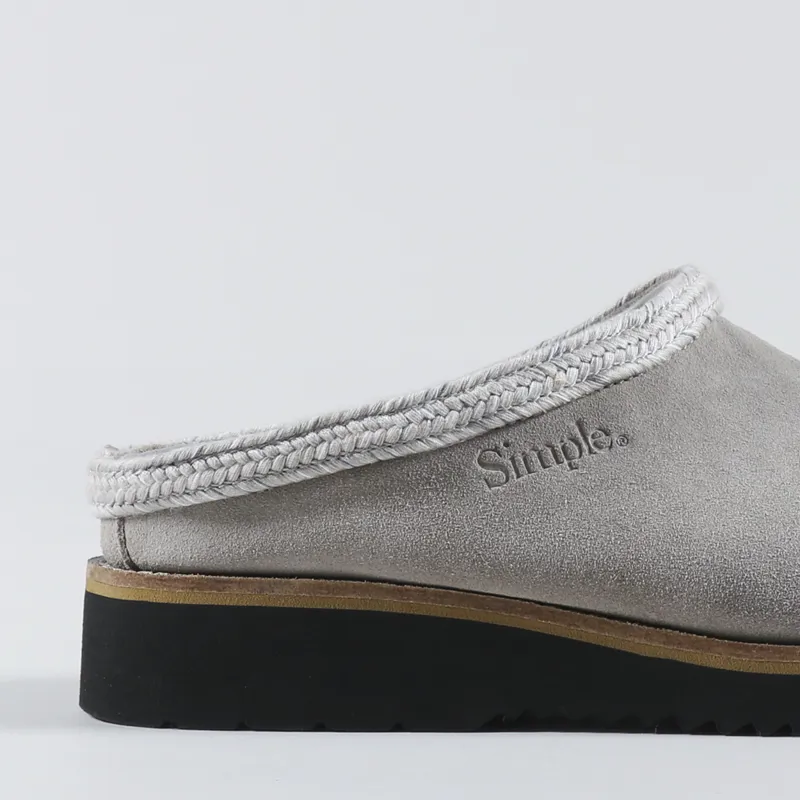 Simple Original Clog Suede Stone-5