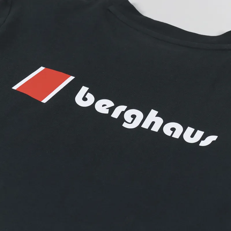 Berghaus Organic Heritage Front And Back Long Sleeve T Shirt Black-5