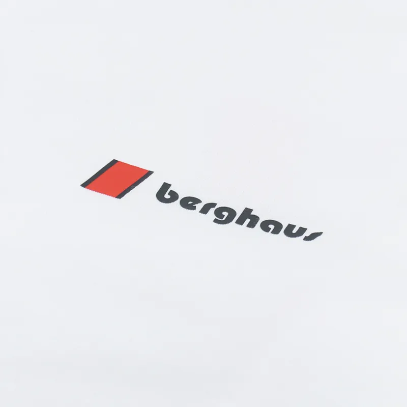 Berghaus Organic Heritage Front And Back Long Sleeve T Shirt White-5
