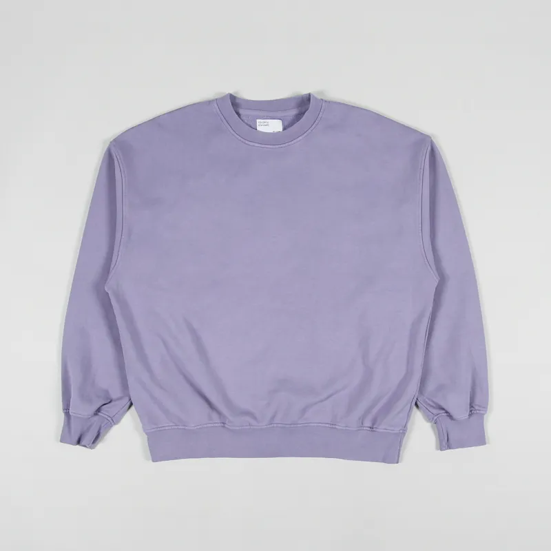 Colorful Standard Organic Oversized Crew Sweat Purple Jade