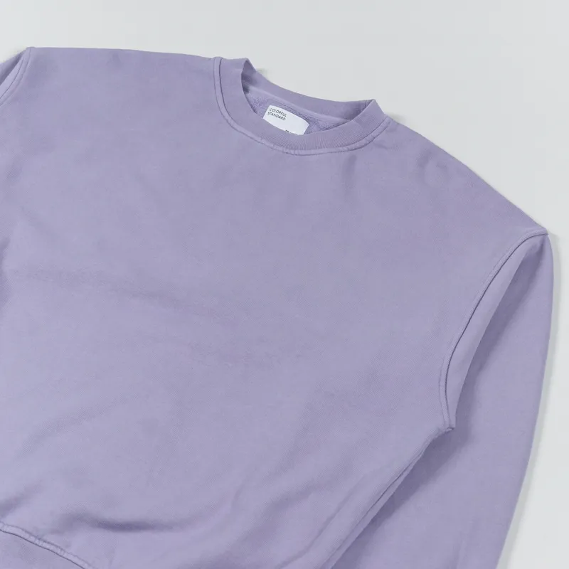 Colorful Standard Organic Oversized Crew Sweat Purple Jade-2