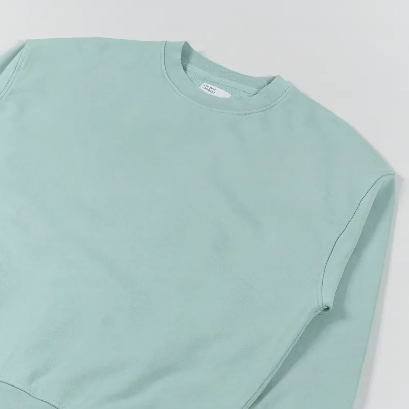 Colorful Standard Organic Oversized Crew Sweat Seafoam Green-2