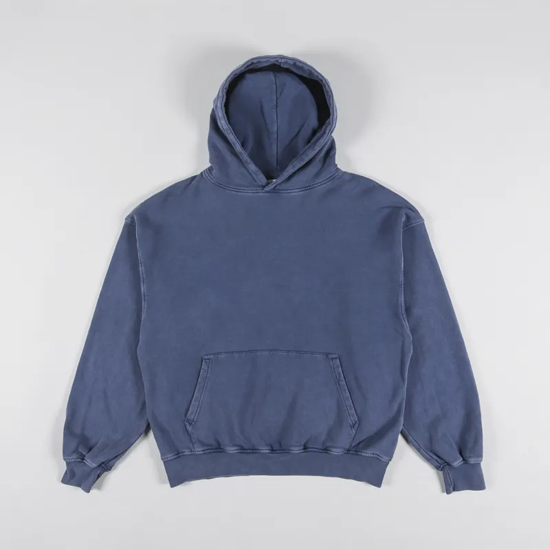 Colorful Standard Mens Organic Oversized Hoodie Neptune Blue