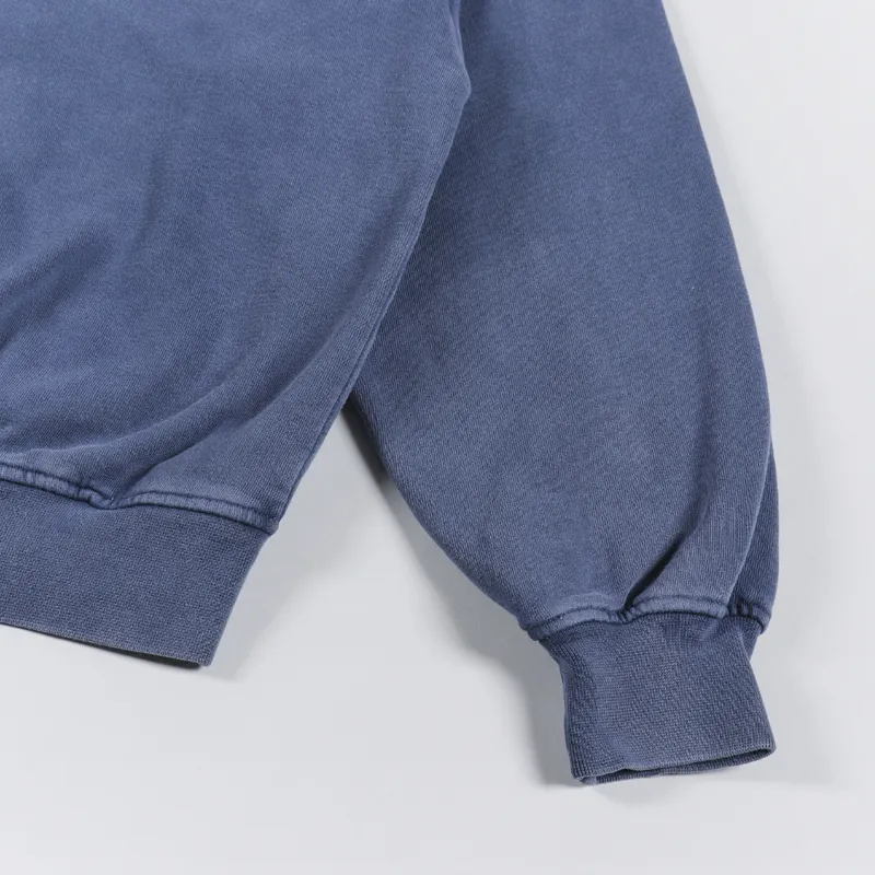 Colorful Standard Organic Oversized Hoodie Neptune Blue-5