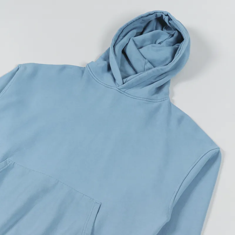 Colorful Standard Organic Oversized Hoodie Seaside Blue-2
