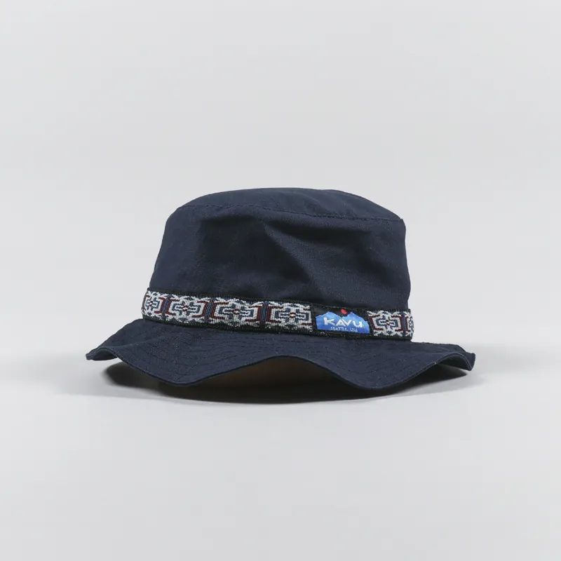 Kavu Organic Strap Bucket Hat Midnight Navy-2