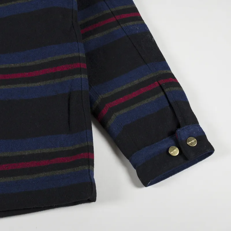 Carhartt WIP Oregon Jacket Starco Stripe Black-10