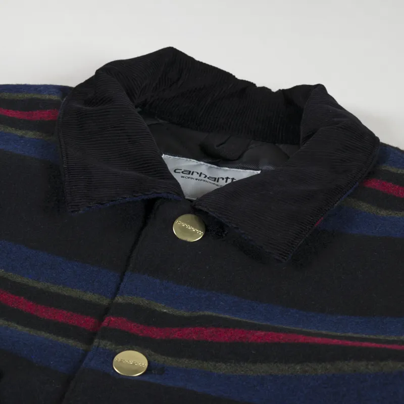 Carhartt WIP Oregon Jacket Starco Stripe Black-6