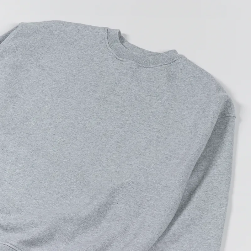 Colorful Standard Organic Oversized Crew Sweat Heather Grey-2