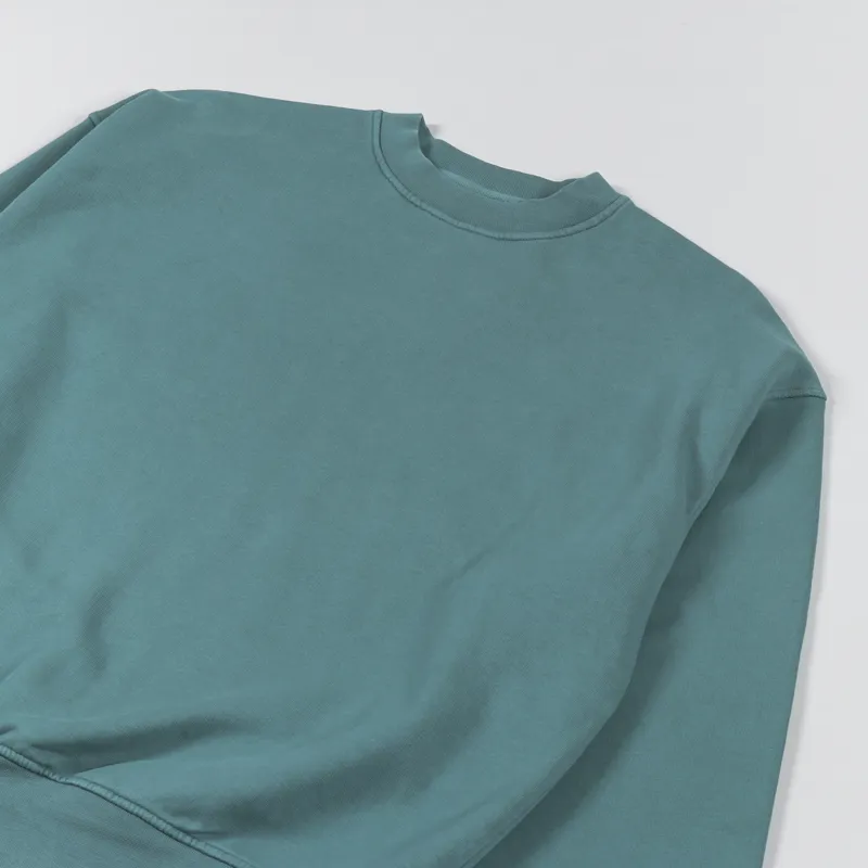 Colorful Standard Organic Oversized Crew Sweat Pine Green-2