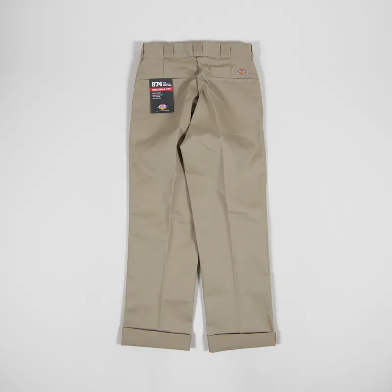 Dickies Workwear Mens Original 874 Work Pants Khaki Brown