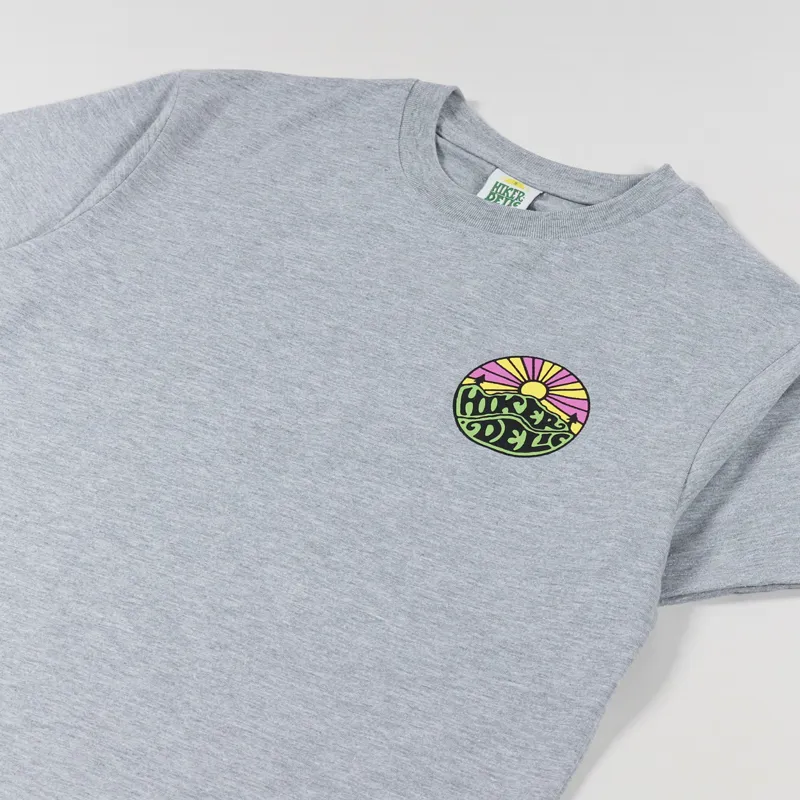Hikerdelic Original Logo T Shirt Grey Marl-3