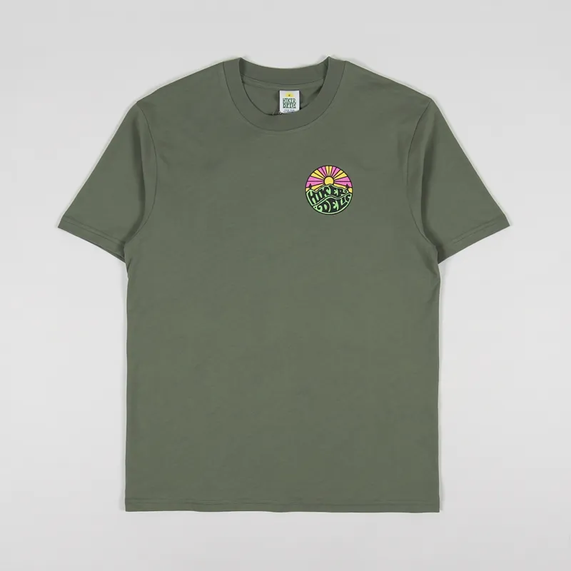 Hikerdelic Original Logo T Shirt Khaki-1