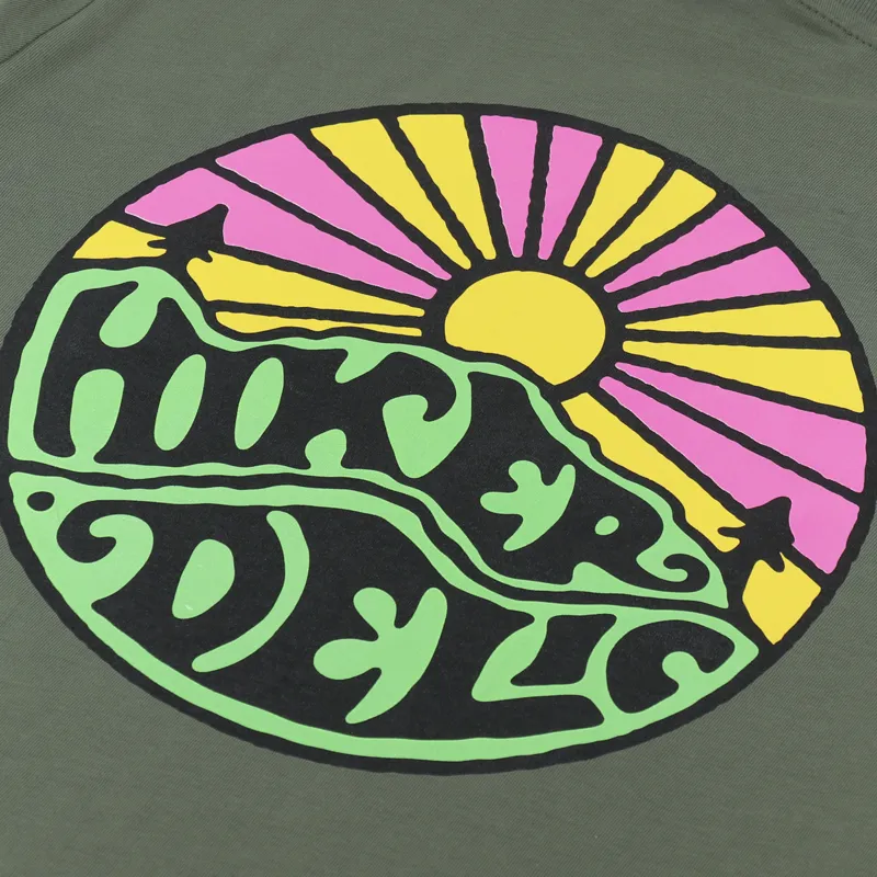 Hikerdelic Original Logo T Shirt Khaki-4