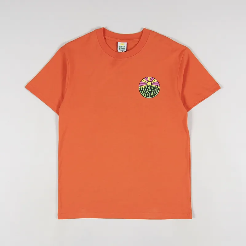 Hikerdelic Original Logo T Shirt Orange-1