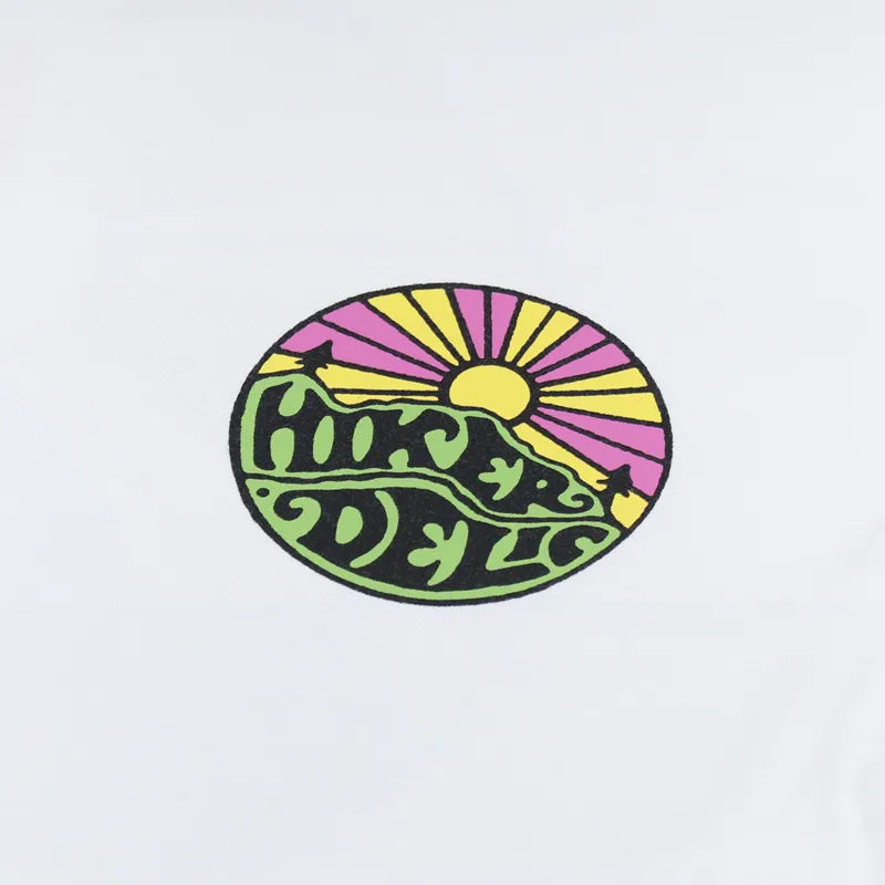 Hikerdelic Original Logo T Shirt White-5