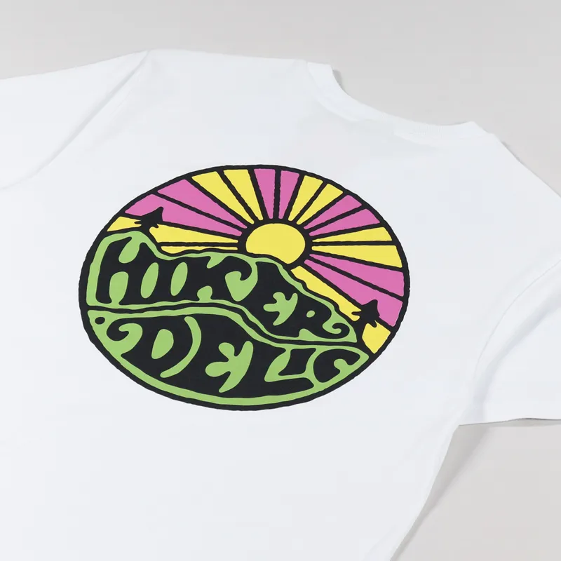 Hikerdelic Original Logo T Shirt White-2