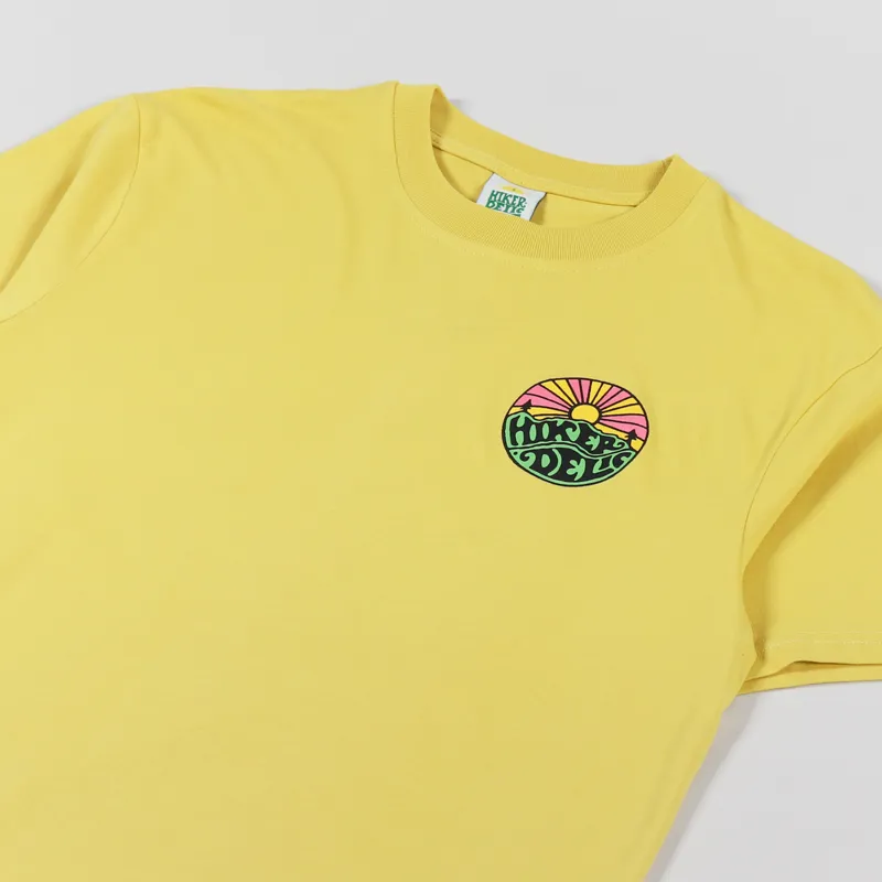 Hikerdelic Original Logo T Shirt Washed Yellow-3