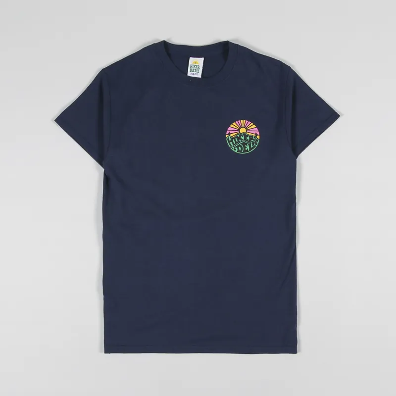 Hikerdelic Original Logo T Shirt Navy-1