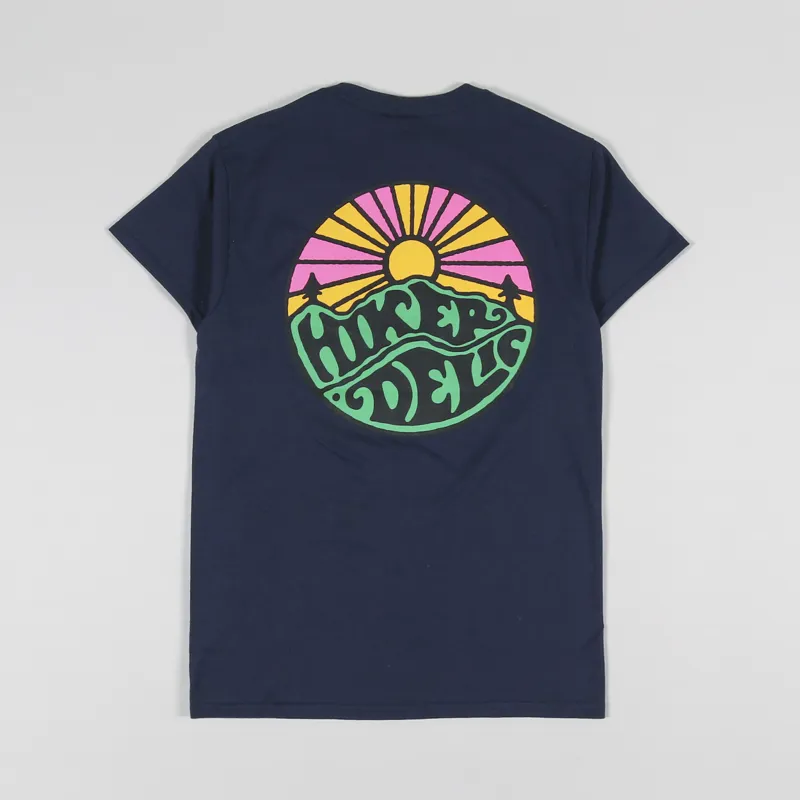 Hikerdelic Original Logo T Shirt Navy