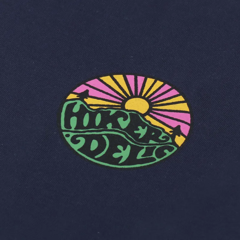 Hikerdelic Original Logo T Shirt Navy-5