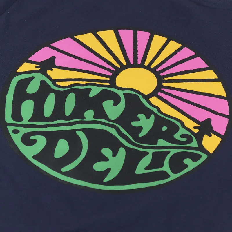 Hikerdelic Original Logo T Shirt Navy-4