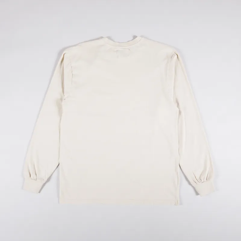 Colorful Standard Oversized Organic Long Sleeve T Shirt Ivory White-1