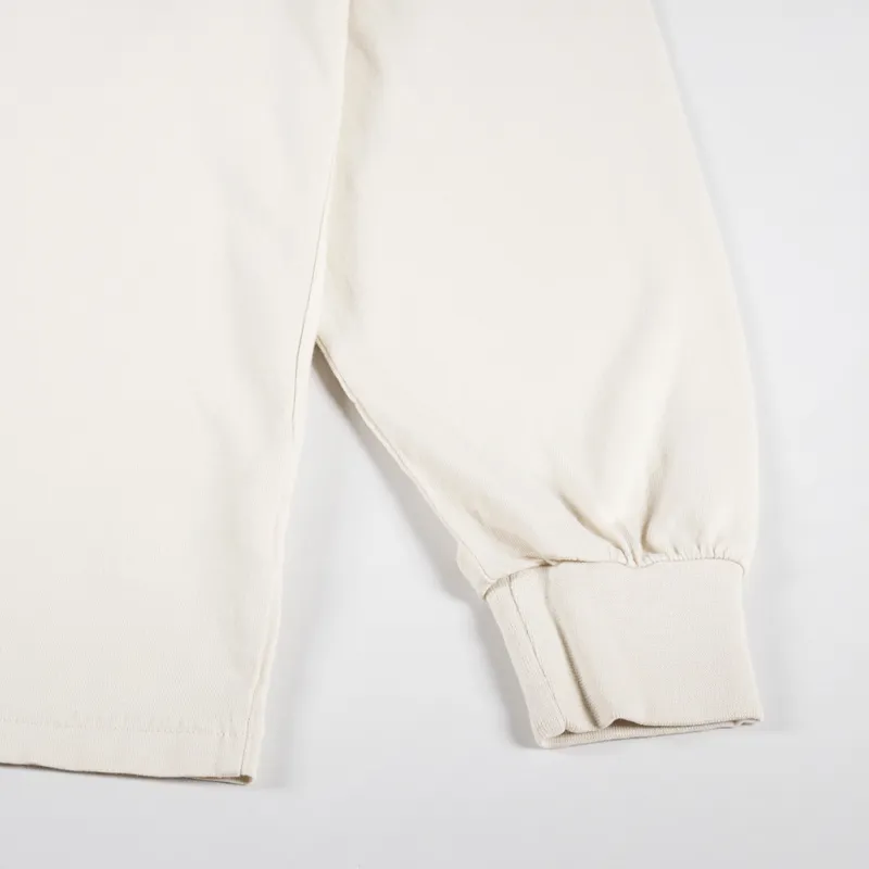 Colorful Standard Oversized Organic Long Sleeve T Shirt Ivory White-4