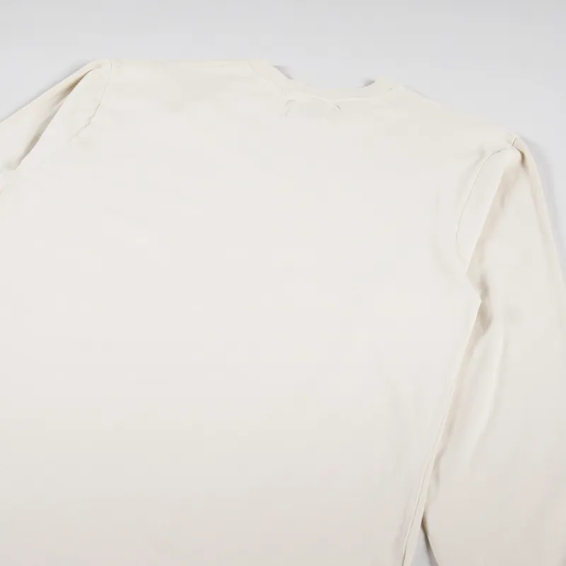 Colorful Standard Oversized Organic Long Sleeve T Shirt Ivory White-3