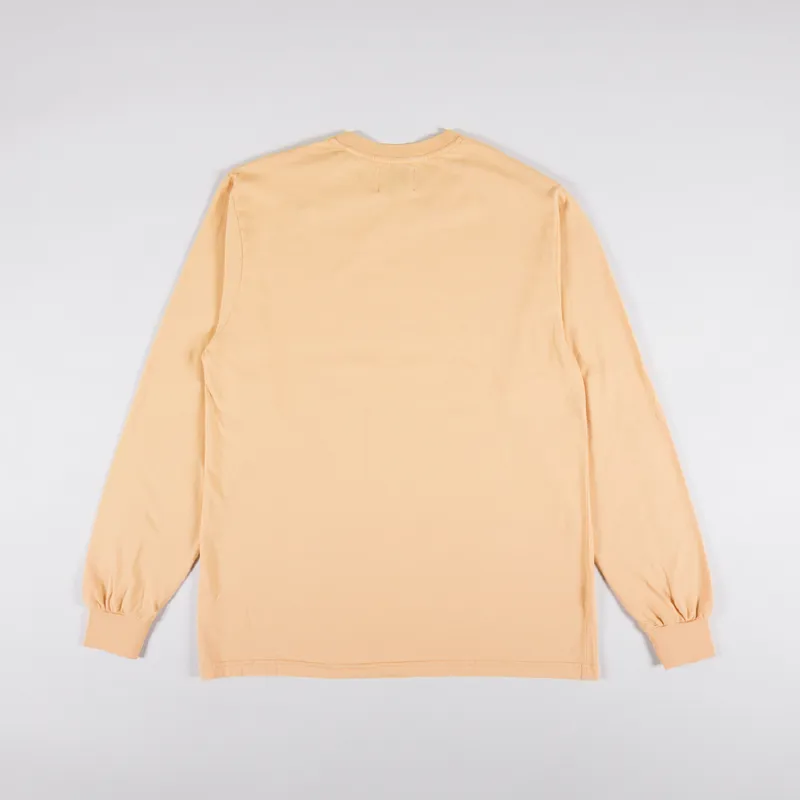 Colorful Standard Oversized Organic Long Sleeve T Shirt Sandstone Orange-1