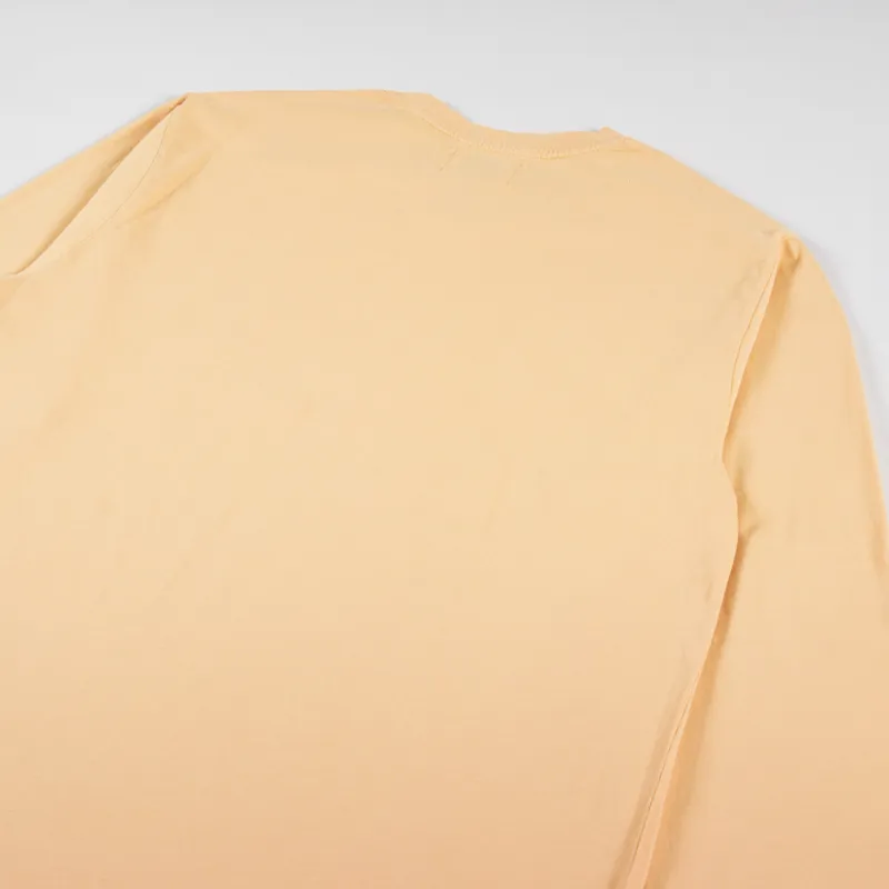 Colorful Standard Oversized Organic Long Sleeve T Shirt Sandstone Orange-3