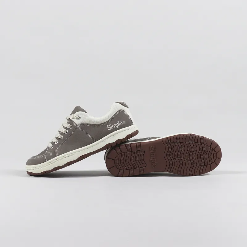 Simple OS Suede Shoes Taupe-1