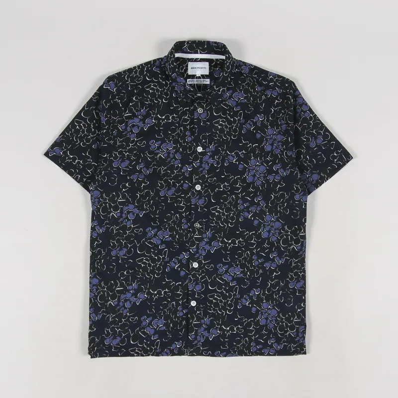 Norse Projects Oscar Print Shirt Navy