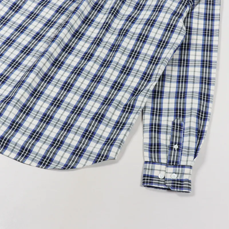 【新品未使用】everyone check button down shirt The Able Label Henry Short Sleeve Casual Check VELCRO® Shirt - Seenin