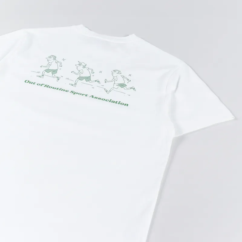 Edmmond Studios Out Of Routine T Shirt White-4