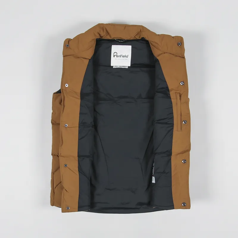 Penfield Outback Down Vest Rubber-1