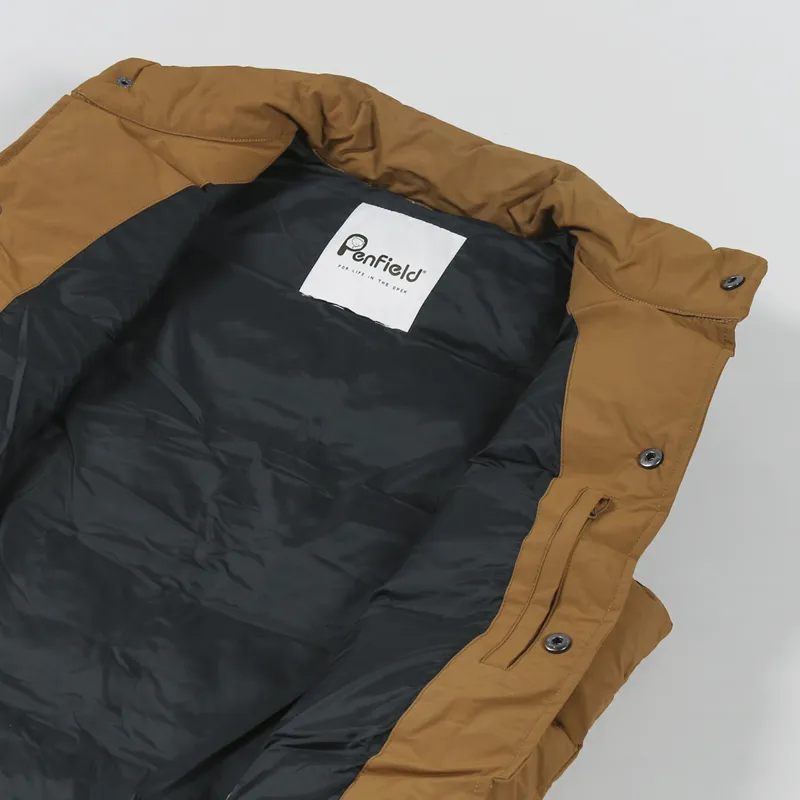Penfield Outback Down Vest Rubber-4