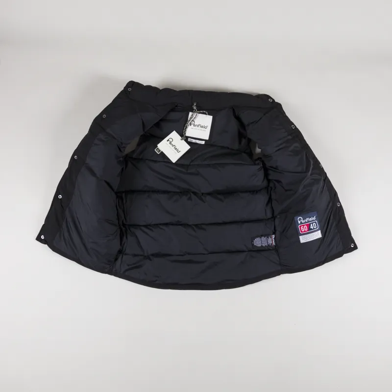 Penfield Outback Down Vest Black-2