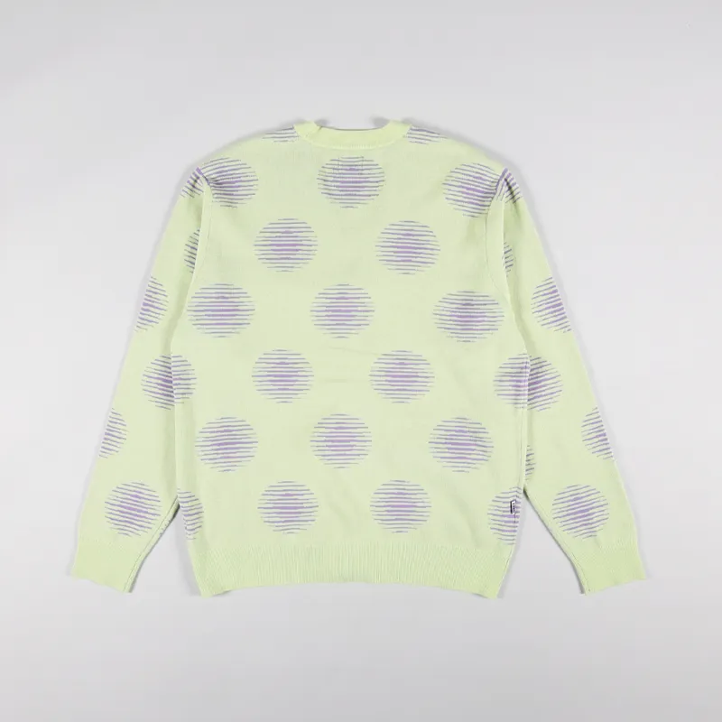 Obey Oval Cardigan Celery Juice-2